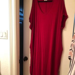 Terra & Sky soft red dress